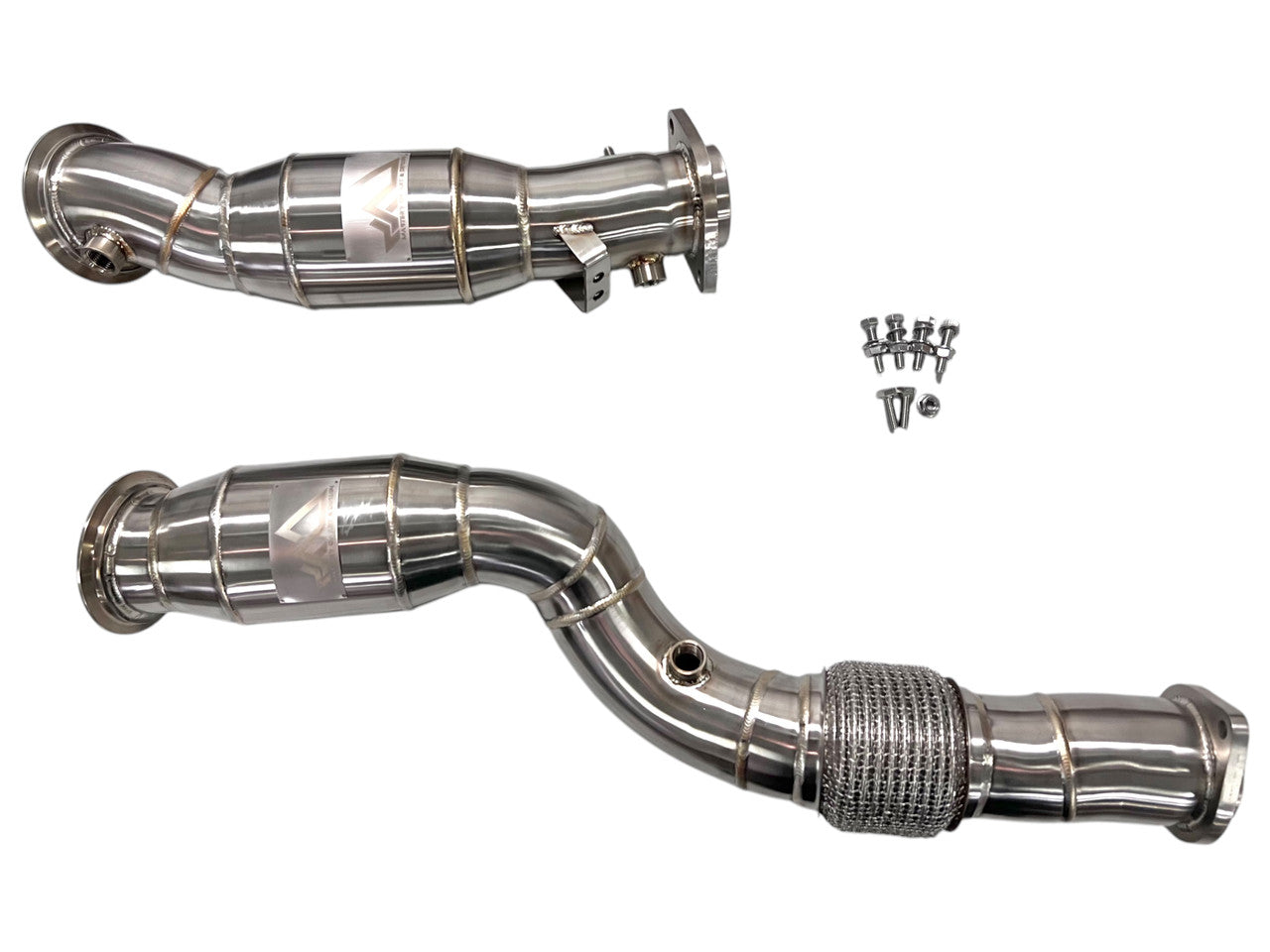 BMW S58 Catted Downpipes M2 M3 M4 G87 G80 G82 G83 W/ Flex Section