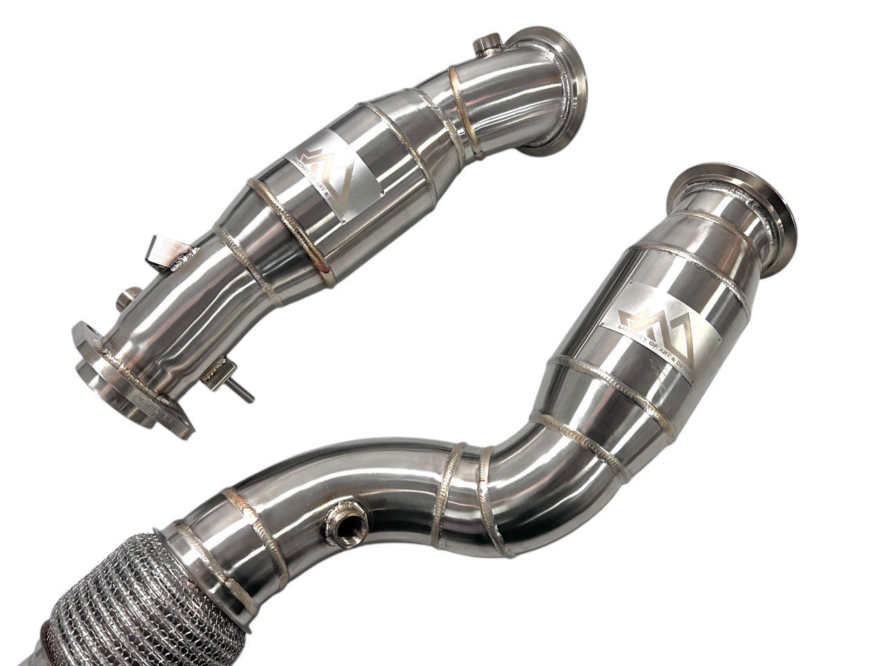 BMW S58 Catted Downpipes M2 M3 M4 G87 G80 G82 G83 W/ Flex Section