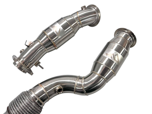 BMW S58 Catted Downpipes M2 M3 M4 G87 G80 G82 G83 W/ Flex Section
