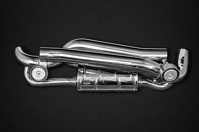 Porsche 992 Carrera/S/Turbo/Turbo S - Valved Exhaust Muffler for OEM Cats (OE Actuators)