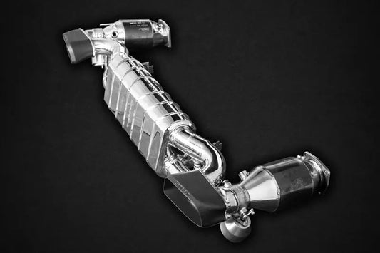 Porsche 997.2 Turbo/S - Valved Exhaust w 250 Cell Sport Cats (CES3)