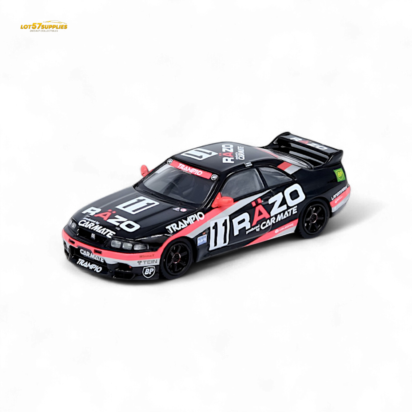 Inno64 NISSAN SKYLINE GT-R R33 #11 "RAZO TRAMPIO" N1 Super Endurance Series - SENDAN HIGHLAND 1995 Winner 1:64