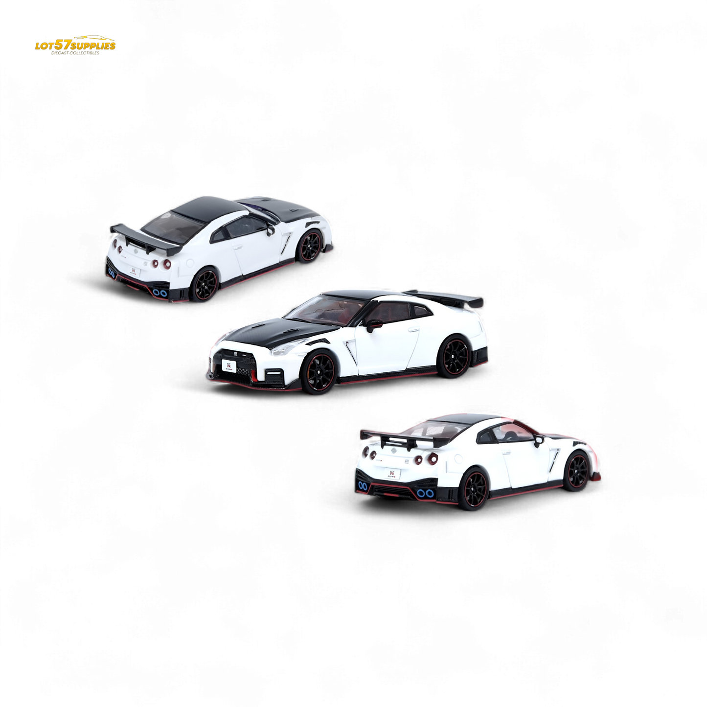 Inno64 NISSAN GT-R (R35) NISMO White 1:64