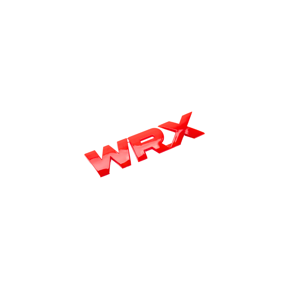 Racing Art WRX Grille Emblem w/ Multiple Color Available [Universal]
