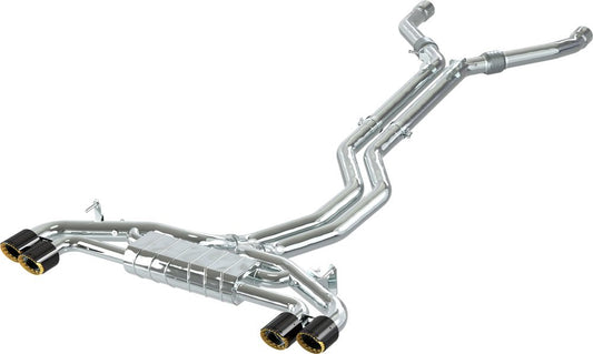 Range Rover Sport SV (P635) - Valved Exhaust, MidPipes + Capristo Tips (OE Actuators)
