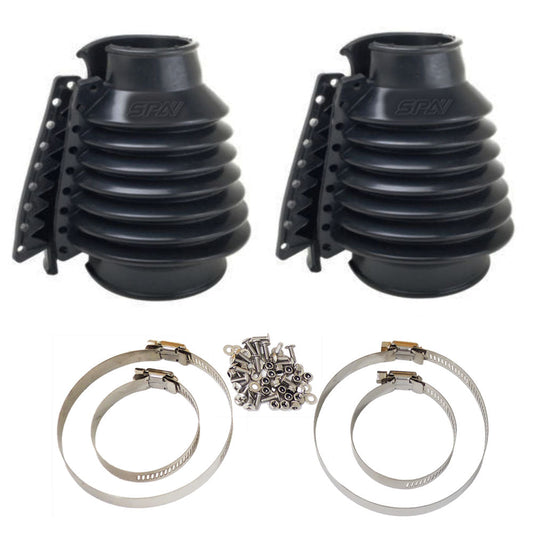 Rear Swing Axle Boots Pair - Black + Urethane Transmission Mount Kit for VW BUG/Beetle/Buggy/Baja