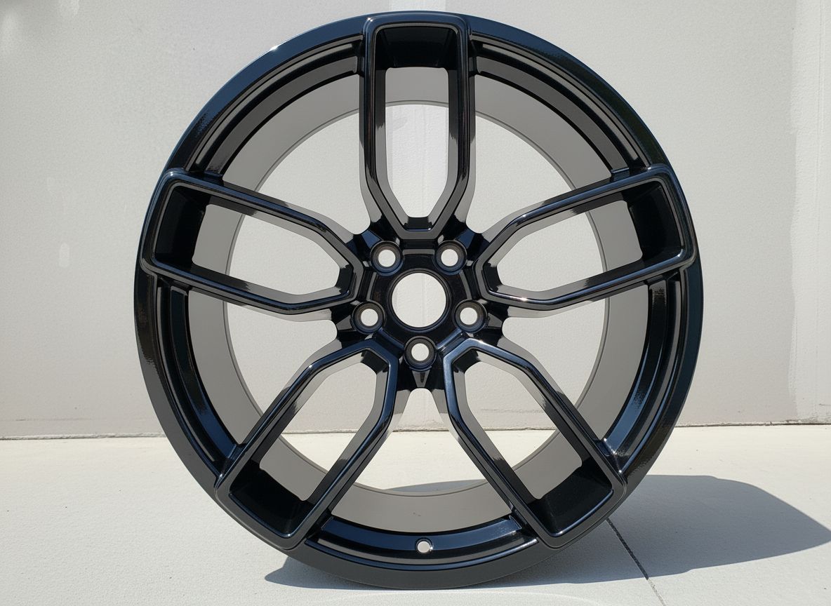 SR2 20x9.5 5x115 +15 71.5 Gloss Black