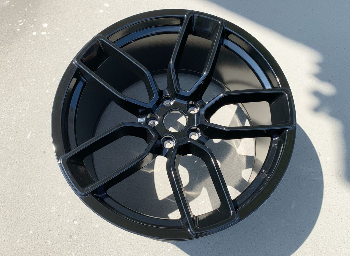 SR2 20x9.5 5x115 +15 71.5 Gloss Black