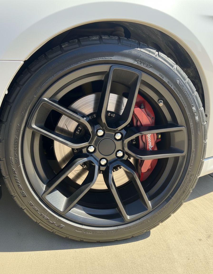 SR2 20x9.5 5x115 +15 71.5 Gloss Black