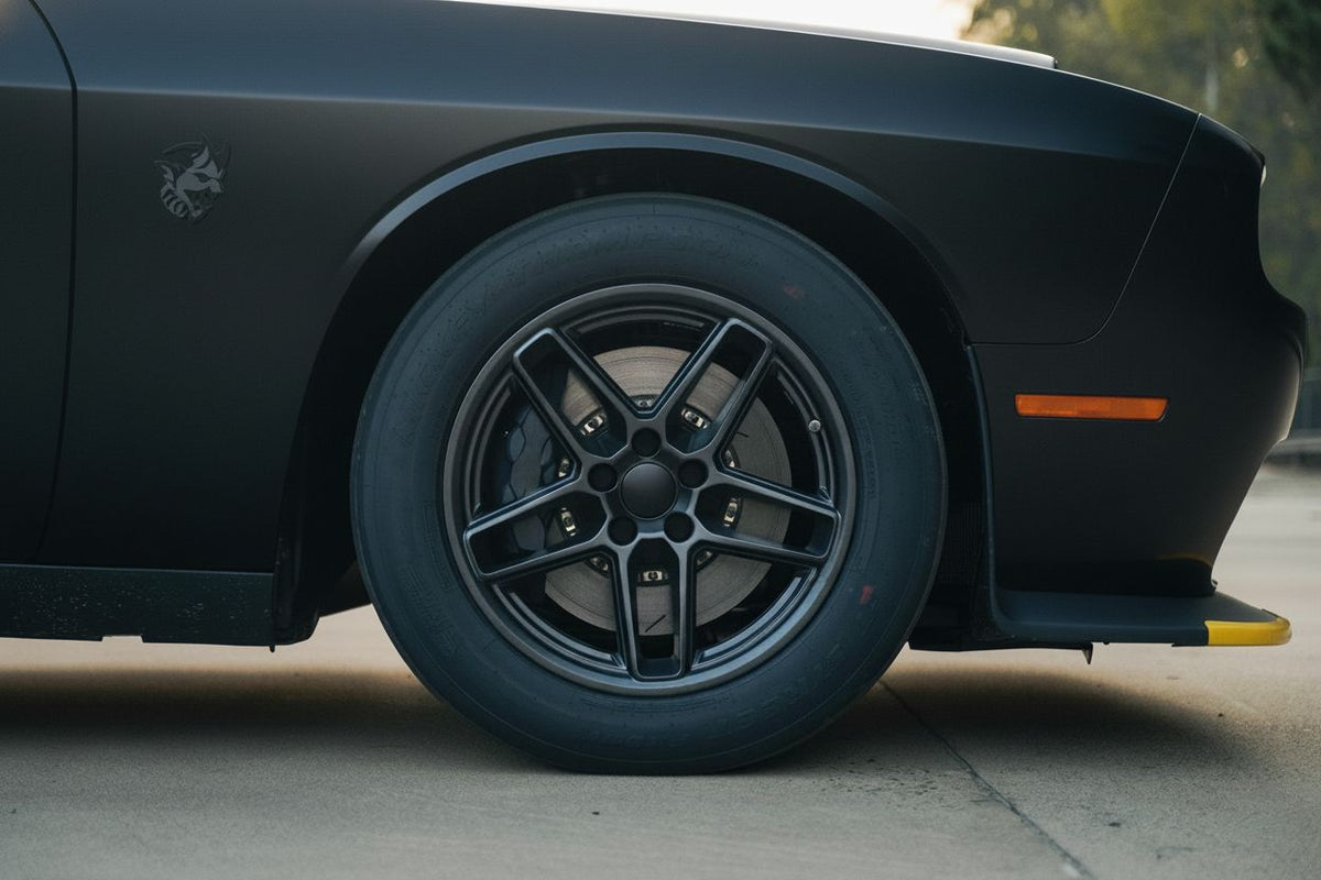 SR7 20x9 5x115 ET18 CB71.6 Matte Black