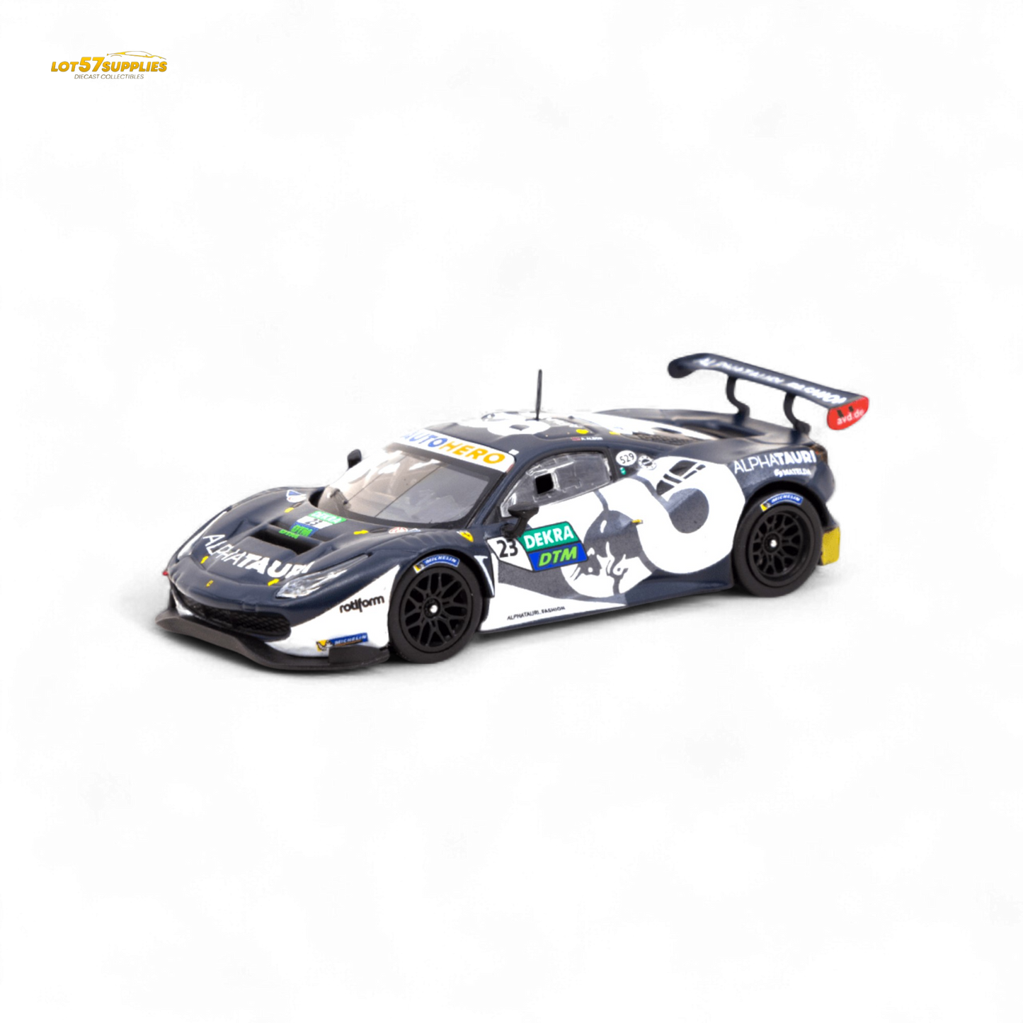 Tarmac Works Hobby64 Ferrari 488 GT3 DTM 2021 Alex Albon 1:64