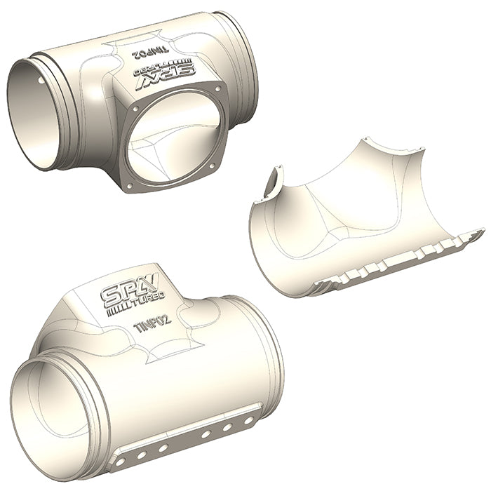 Cast Aluminum Intake Manifold and Plenum upgrade for Porsche 911 997.1 Turbo/GT2 - 12 injectors