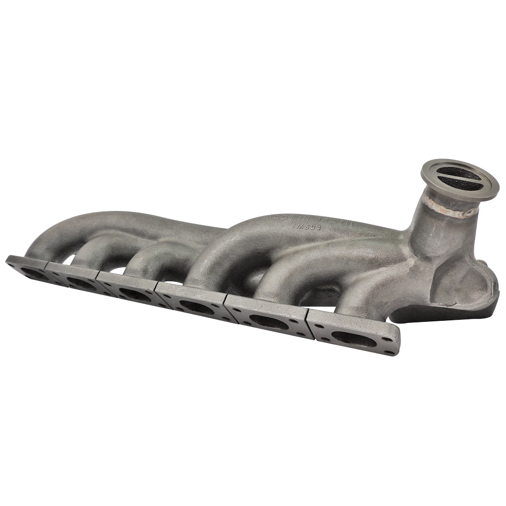 TWIN SCROLL TOP MOUNT CAST TURBO MANIFOLD V-BAND WASTEGATE + CAST ALUMINUM INTAKE MANIFOLD OEM THROTTLE for BMW E36 325 328 M3 (M50/M52/M54)