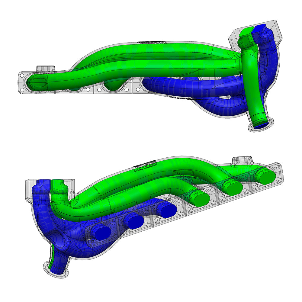 TWIN SCROLL TOP MOUNT CAST TURBO MANIFOLD V-BAND WASTEGATE + CAST ALUMINUM INTAKE MANIFOLD OEM THROTTLE for BMW E36 325 328 M3 (M50/M52/M54)