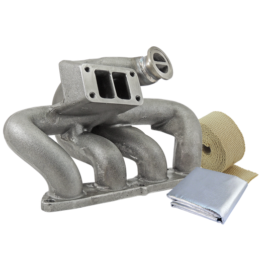 8th gen Honda Civic SI (K20 engine) TWIN SCROLL CAST TURBO MANIFOLD V-BAND WASTEGATE