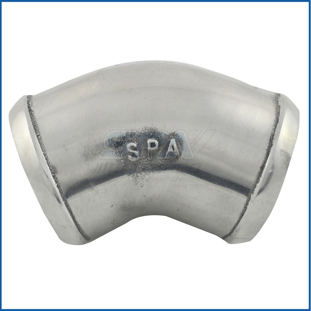 2.75â€ tight radius 45Â° elbow intake pipe