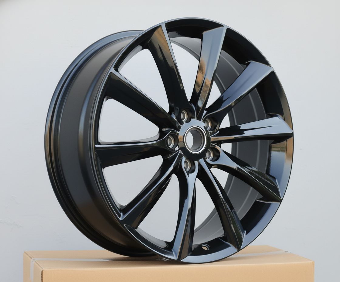TS1 22x9 5x120 +35 64.1 Gloss Black