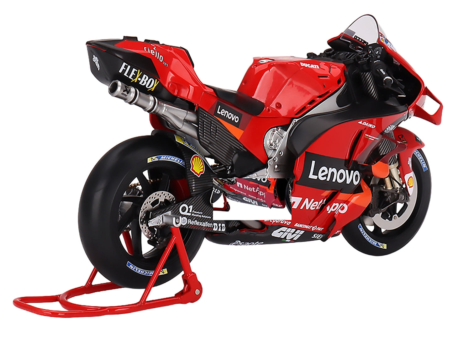 Ducati Desmosedici #63 Francesco Bagnaia "Presentation" "MotoGP World Championship" (2022) 1/12 Motorcycle Model by True Scale Miniatures