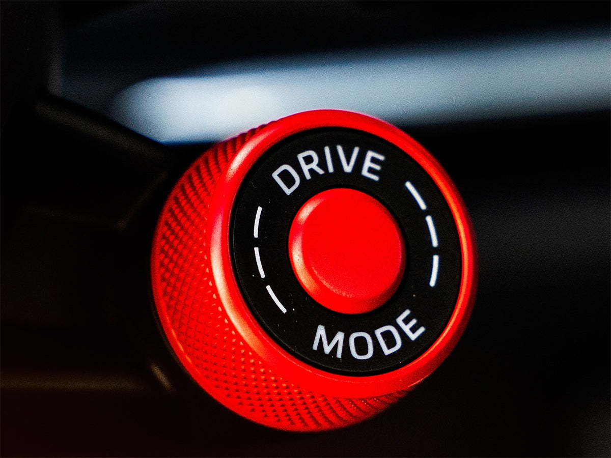 AutoTecknic Painted Drive Mode Selector Switch Dial - Porsche