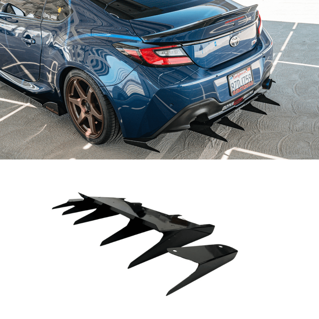2022+ Subaru Brz/ Toyota GR86 Rear Diffuser V5 ( Aggressive )
