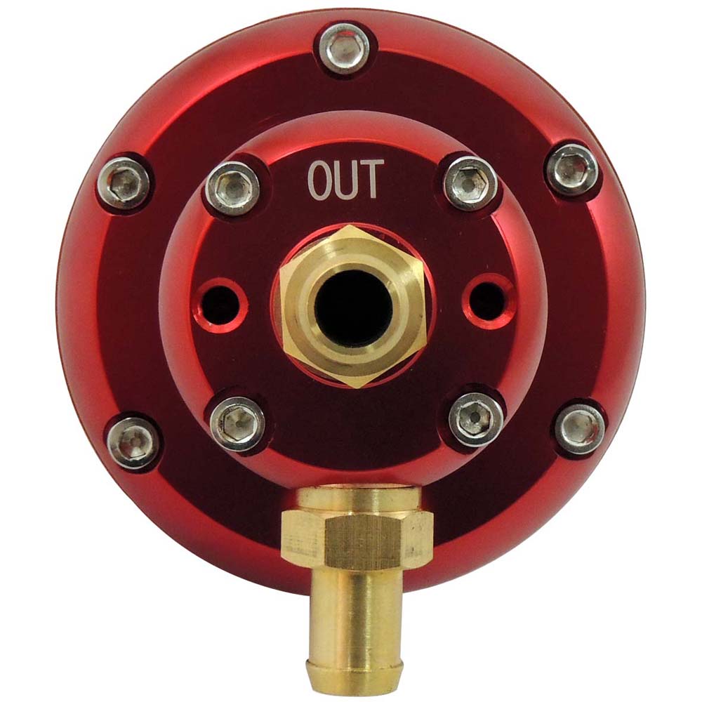10-100 PSI Billet adjustable FMU - Red - PRE SALE