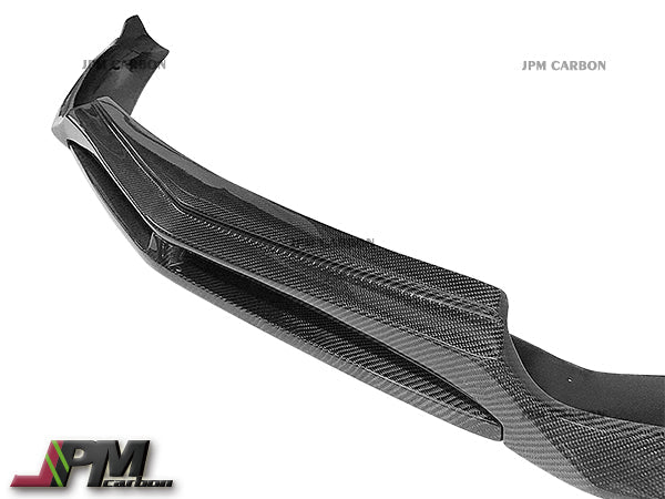 DP2 Style Carbon Fiber Front Bumper Add-on Cover Lip Fits For 2015-2018 Mercedes-Benz W205 Pre-facelift C-Class with AMG Sport Package Only