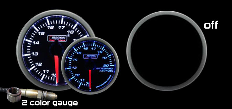 2-1/16" Premium Blue/White Wideband Air Fuel Ratio kit