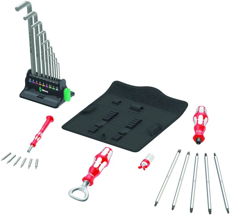 Wera 2023 Advent Calendar Tool Set - Limited Edition Christmas Gift with Hex Key Set, Screwdrivers, Bits & Accessories – 05136607001