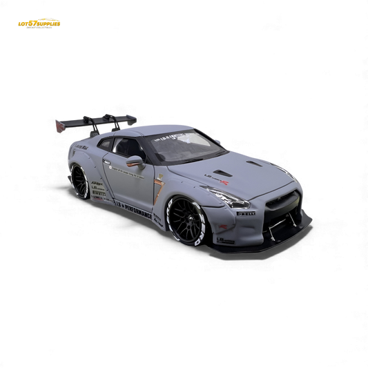 Error404 LB-Works Nissan Skyline GT-R R35 Fighter Grey Limited to 299 Pcs 1:64