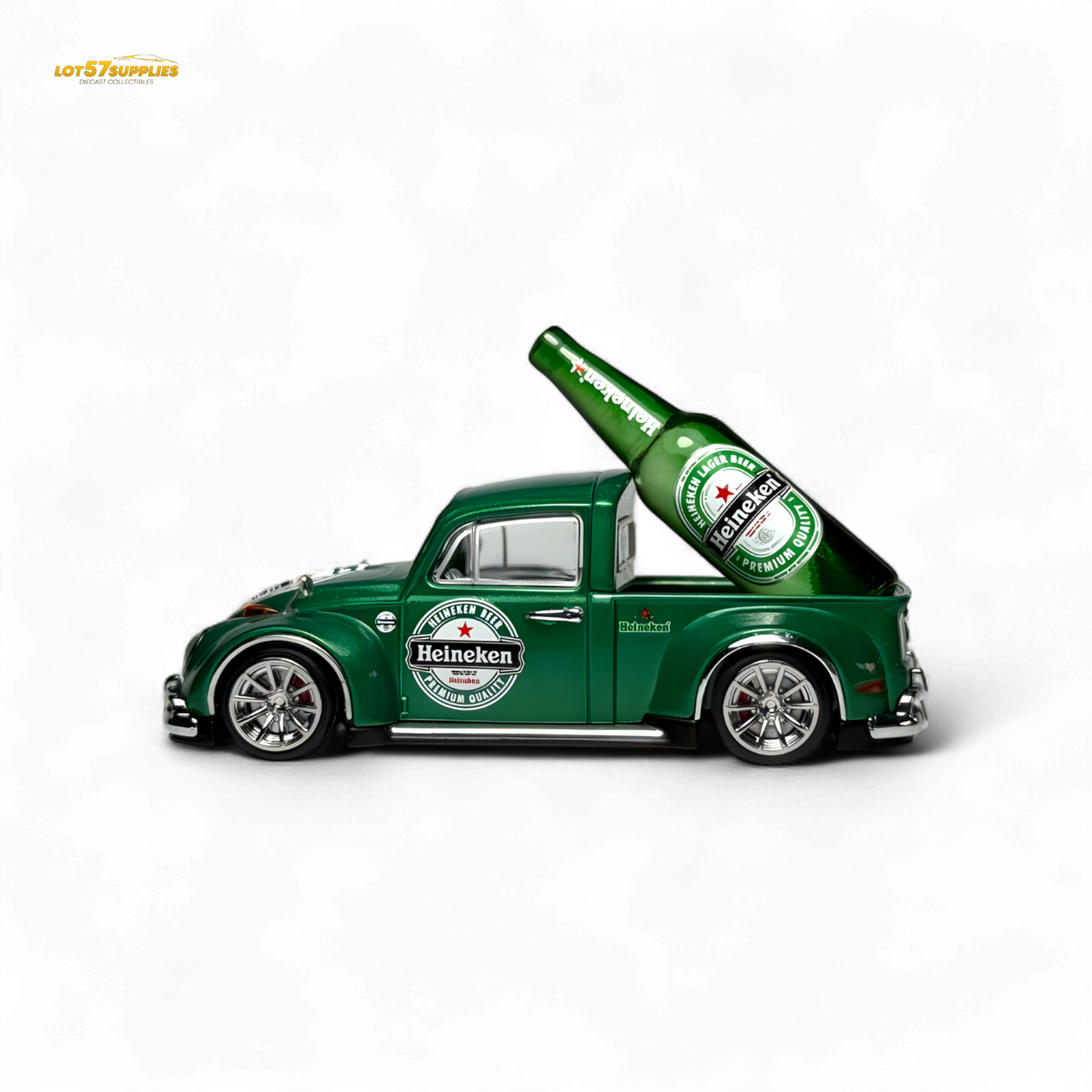 Liberty 64 Beetle Pickup - H E I N E K E N Livery 1:64