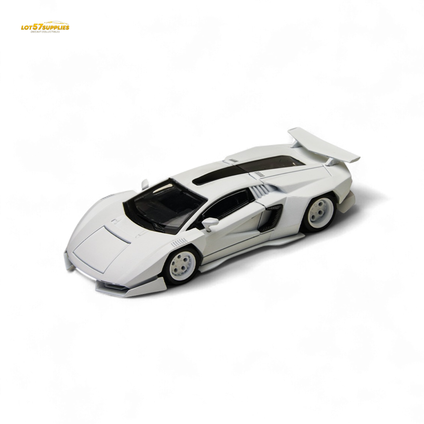 TimeMicro × PSC DESIGN 1/64 Countach V Ver. Mechanic PSC - White 1:64