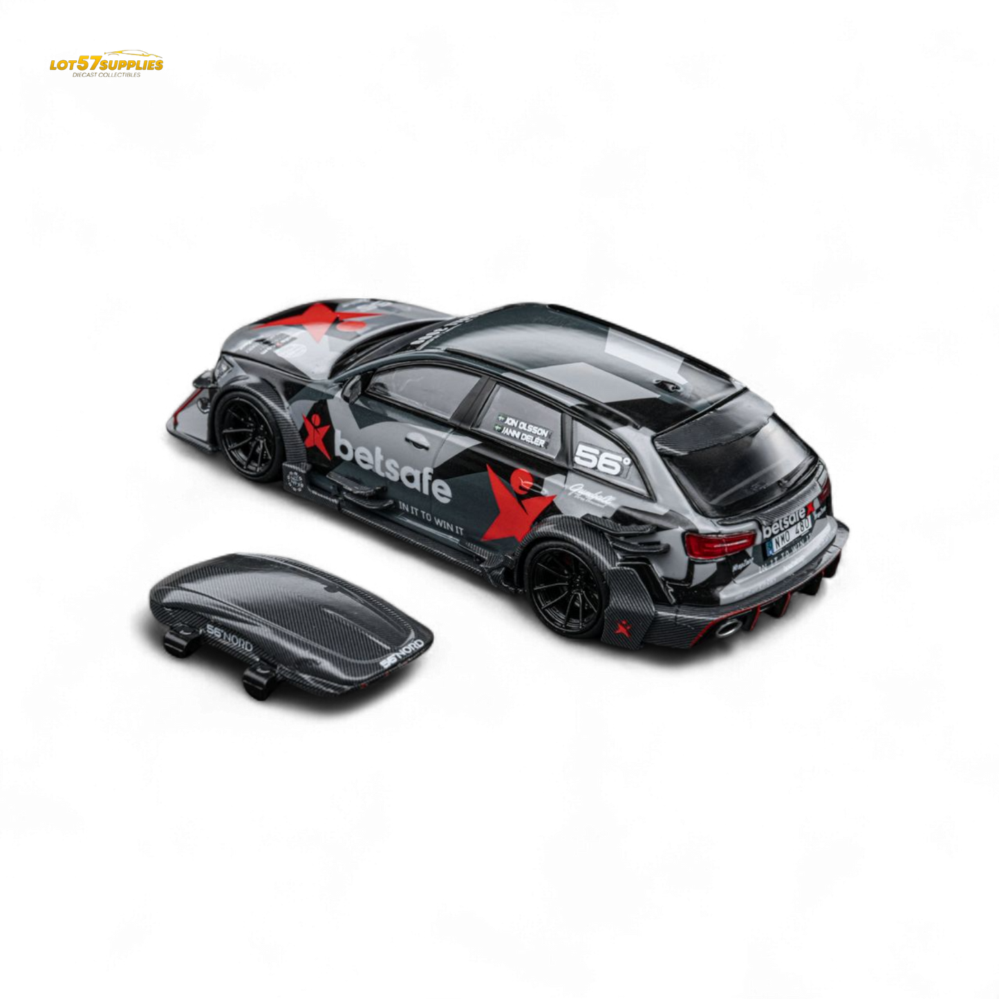 (Pre-Order) DCM Audi RS6 C7 DTM Betsafe Gumball 3000 - 1:64
