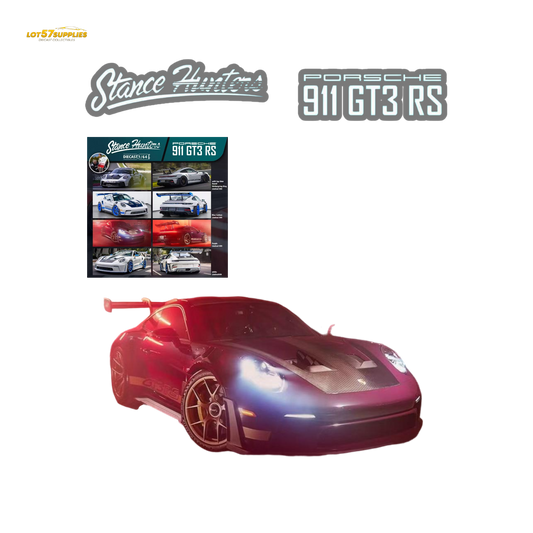 (Pre-Order) Stance Hunters Porsche 911 GT3 RS - Purple 1:64
