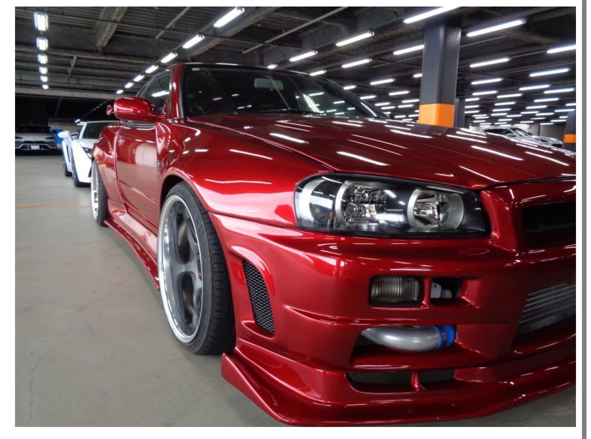 1998 Nissan Skyline R34 GTT Red Crystal Metallic