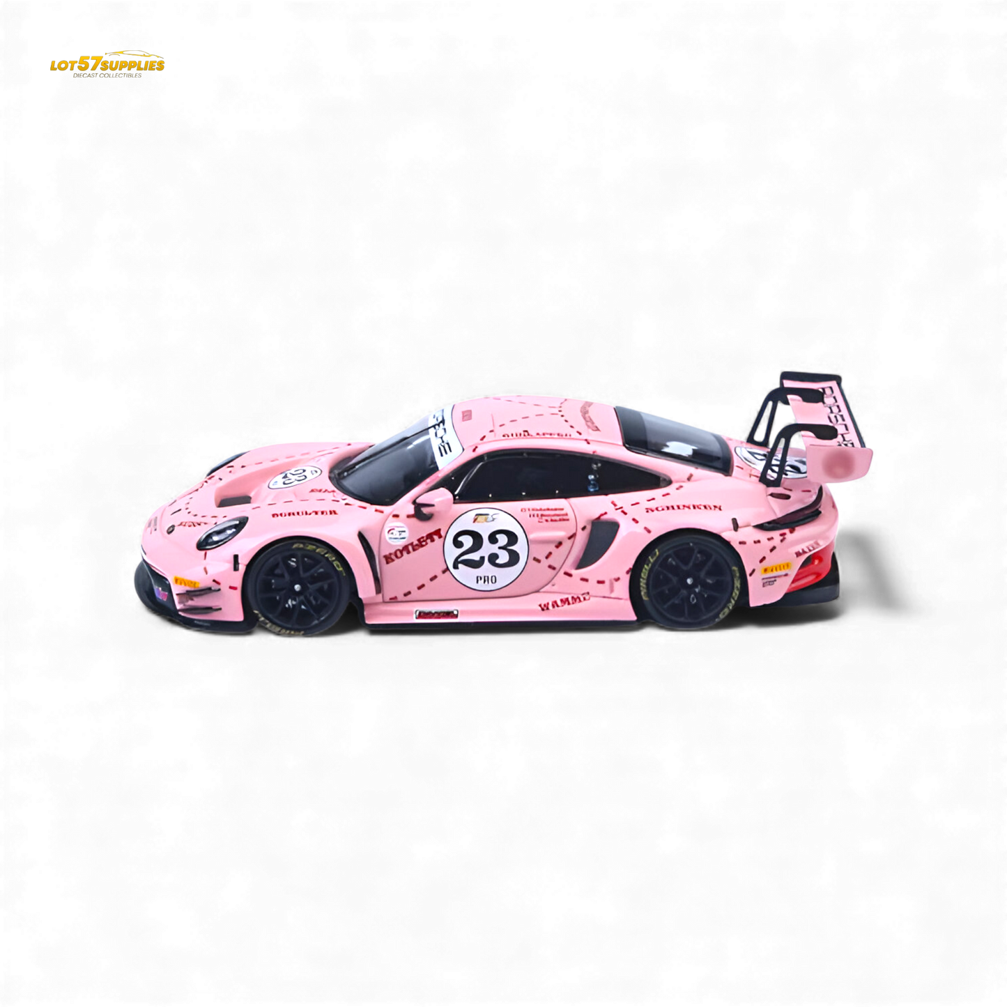 (Pre-Order) SR Porsche 911 GT3 R - Pink Pig Livery 1:64