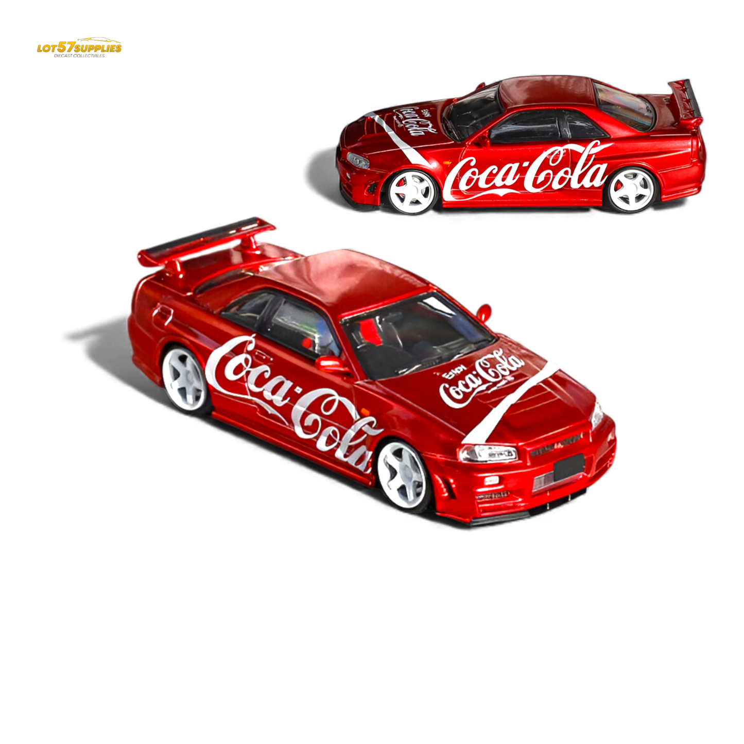 (Pre-Order) Fuji Skyline R34 GT-R Nismo Z-Tune - Coca Cola 1:64