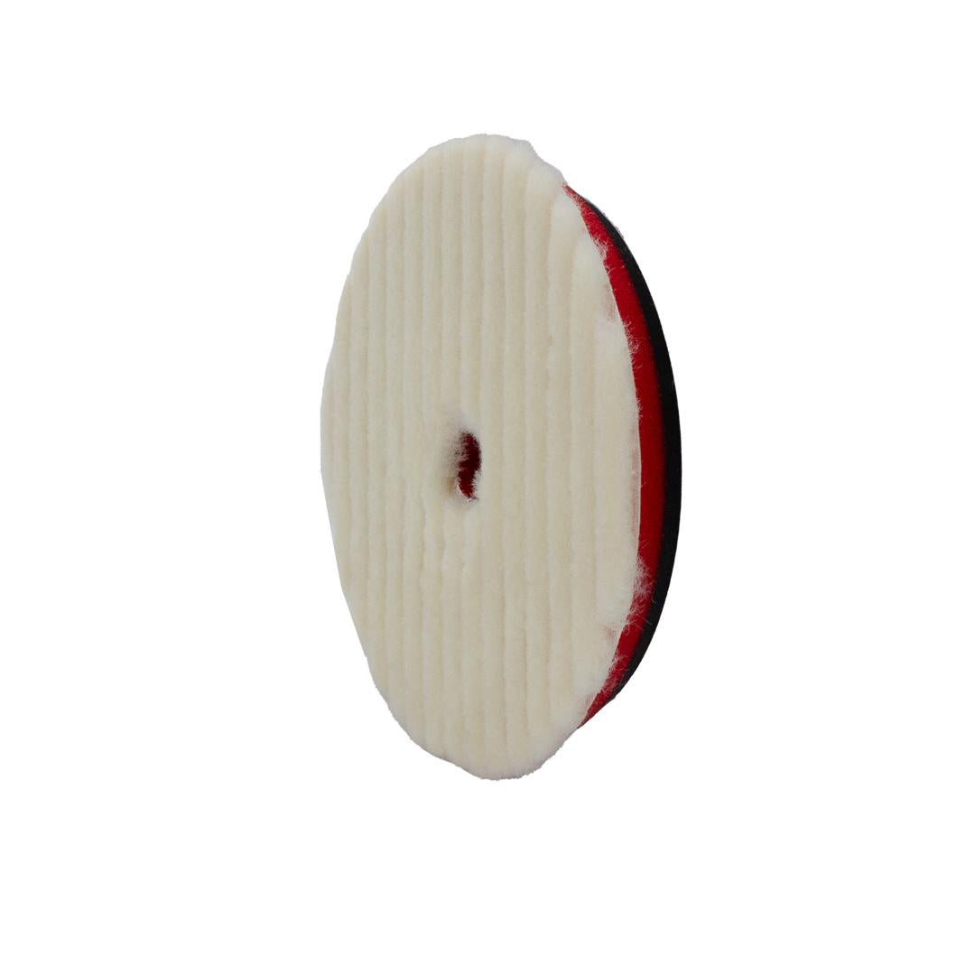 Wool Cutting Pads Rubber Backed - 3in, 5in, 6in