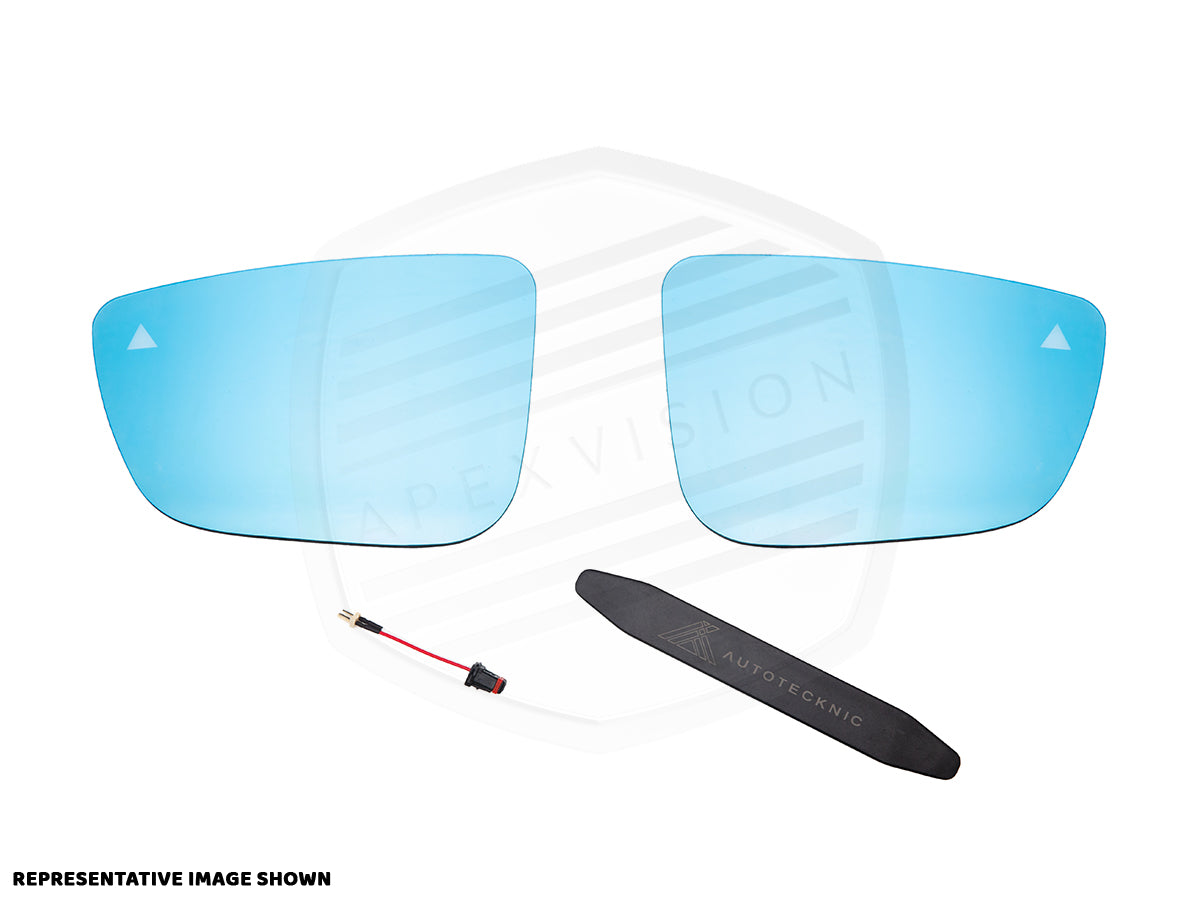 ApexVision Blue Tinted Side View Mirror Glass Set - E9X M3