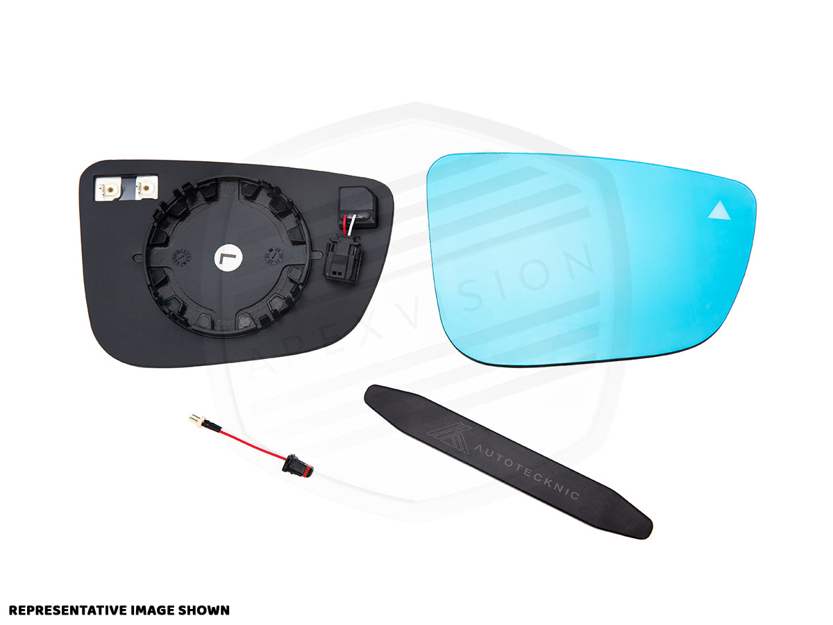 ApexVision Blue Tinted Side View Mirror Glass Set - Nissan R35 GTR