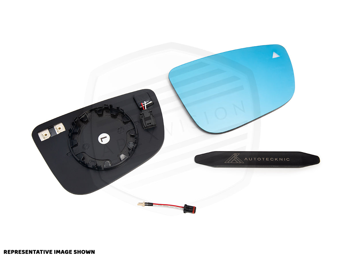 ApexVision Blue Tinted Side View Mirror Glass Set - F32 4-Series