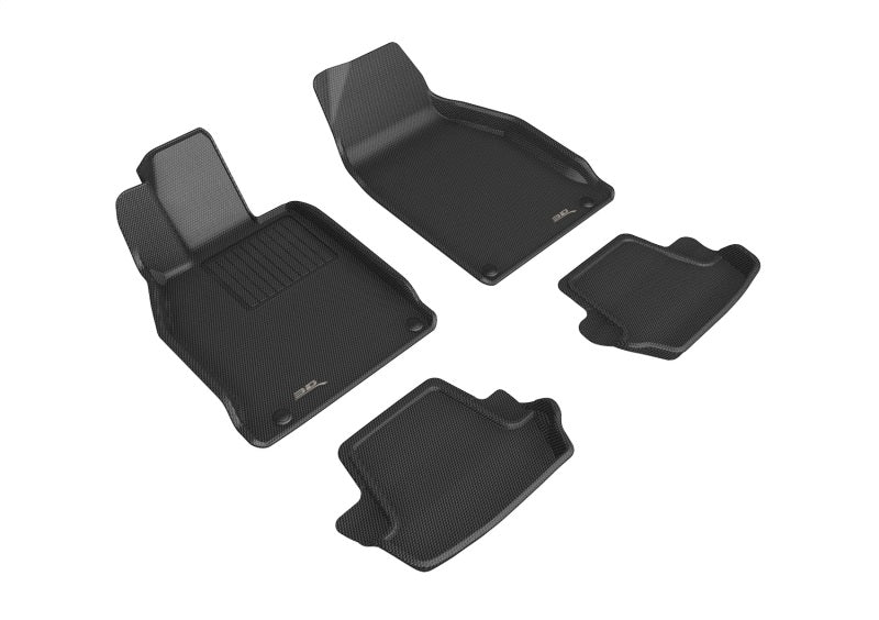3D MAXpider 12-19 Porsche 911 Carrera/Convertible/S/4/4S (991/991.2) Kagu 1st 2nd Row - Set (Black) L1PO02101509