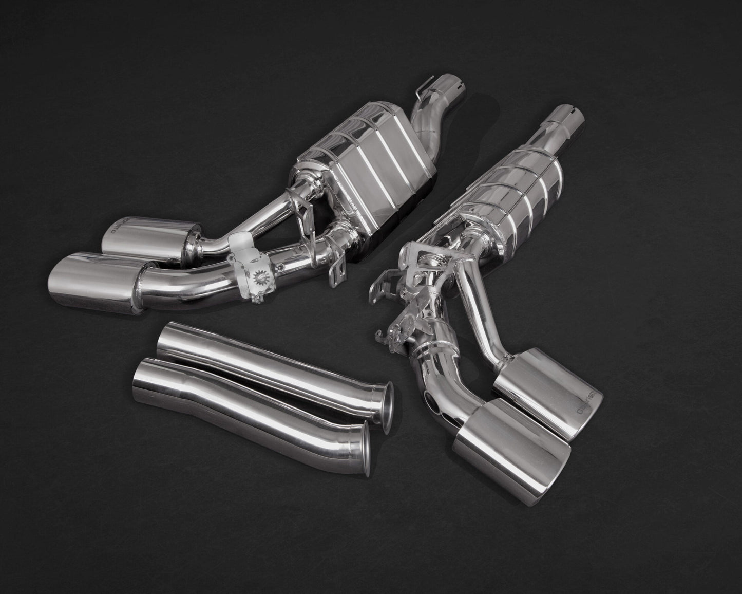 Mercedes AMG G550/G500 (W463A) - Valved Dual Mufflers (OE Actuators)