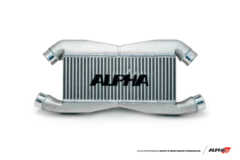 AMS Performance 2009+ Nissan GT-R R35 Replacement Alpha Front Mount Intercooler for IC Piping w/Logo ALP.07.09.0007-1
