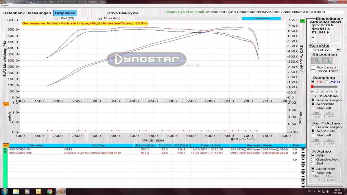 Capri Cellular BMW X3M Competition (G01/F97) - Exhaust System, 200 Cell Midpipe + Car ...