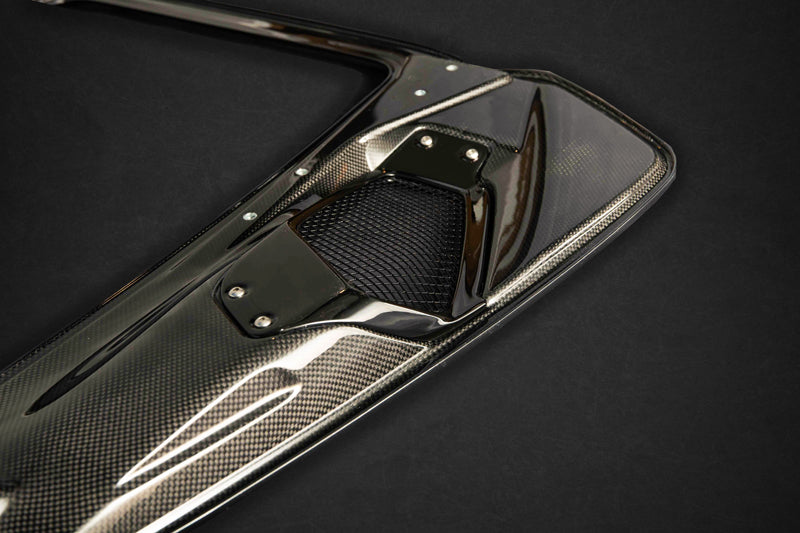 Ferrari 488GTS/Pista - Carbon Fiber + Glass Bonnet (Design S)