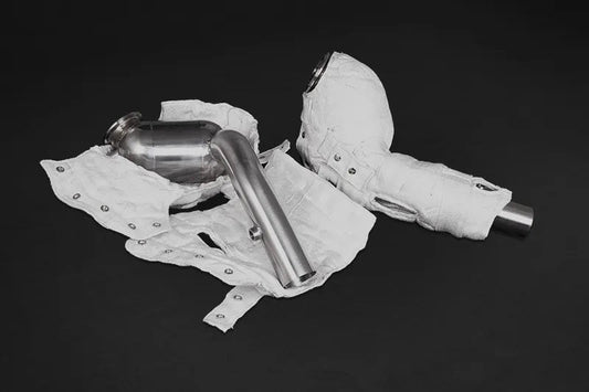 Ferrari Portofino - Cat Spare Downpipes + Heat Blankets