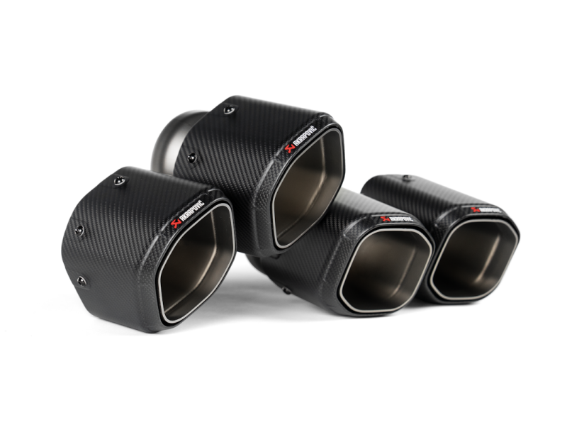 Akrapovic 2024+ BMW M5 (G90,G99) Hexagonal Carbon Fiber Tail Pipe Set TP-CT/79