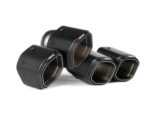 Akrapovic 2024+ BMW M5 (G90,G99) Hexagonal Carbon Fiber Tail Pipe Set TP-CT/79