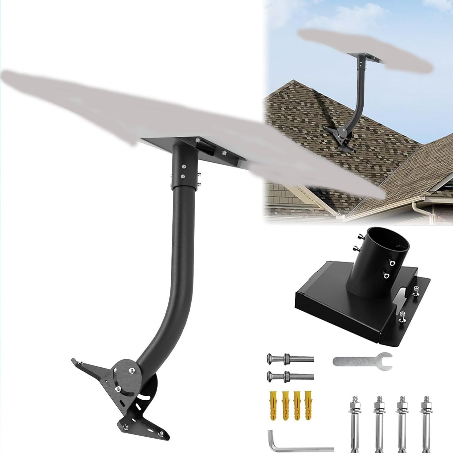 Adjustable Roof Wall Mount Kit V4 for Starlink Gen3