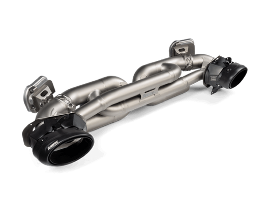 Akrapovic 20-21 Porsche 911 Turbo/Turbo S (992) Tail Pipe Set (Titanium) - Black TP-T/S/33